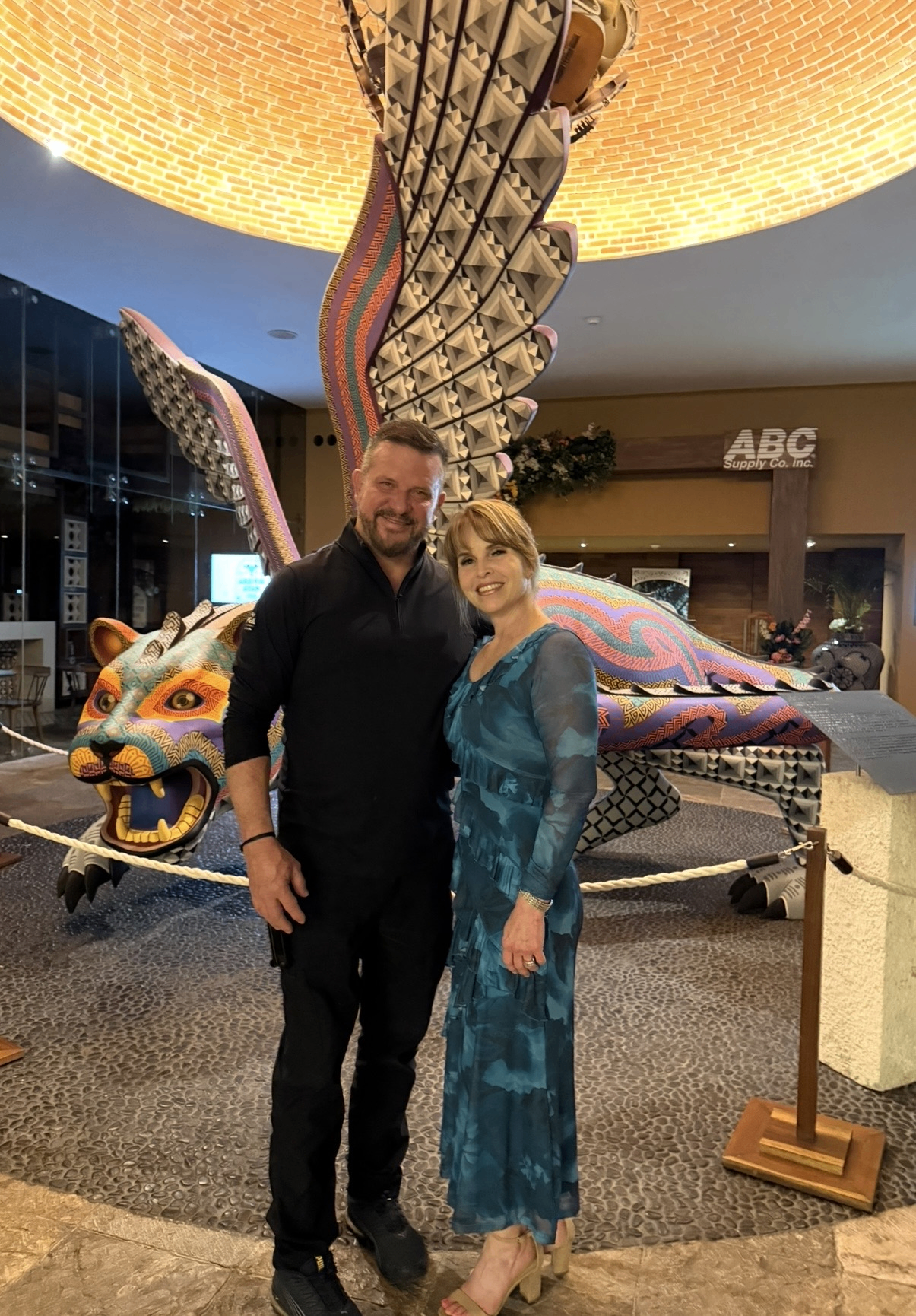 Billy and family at ABC Supply event